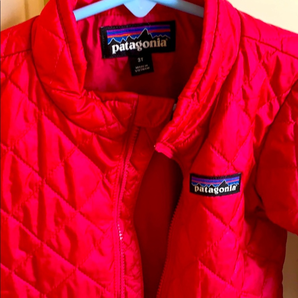Patagonia girls 3T zip up coat